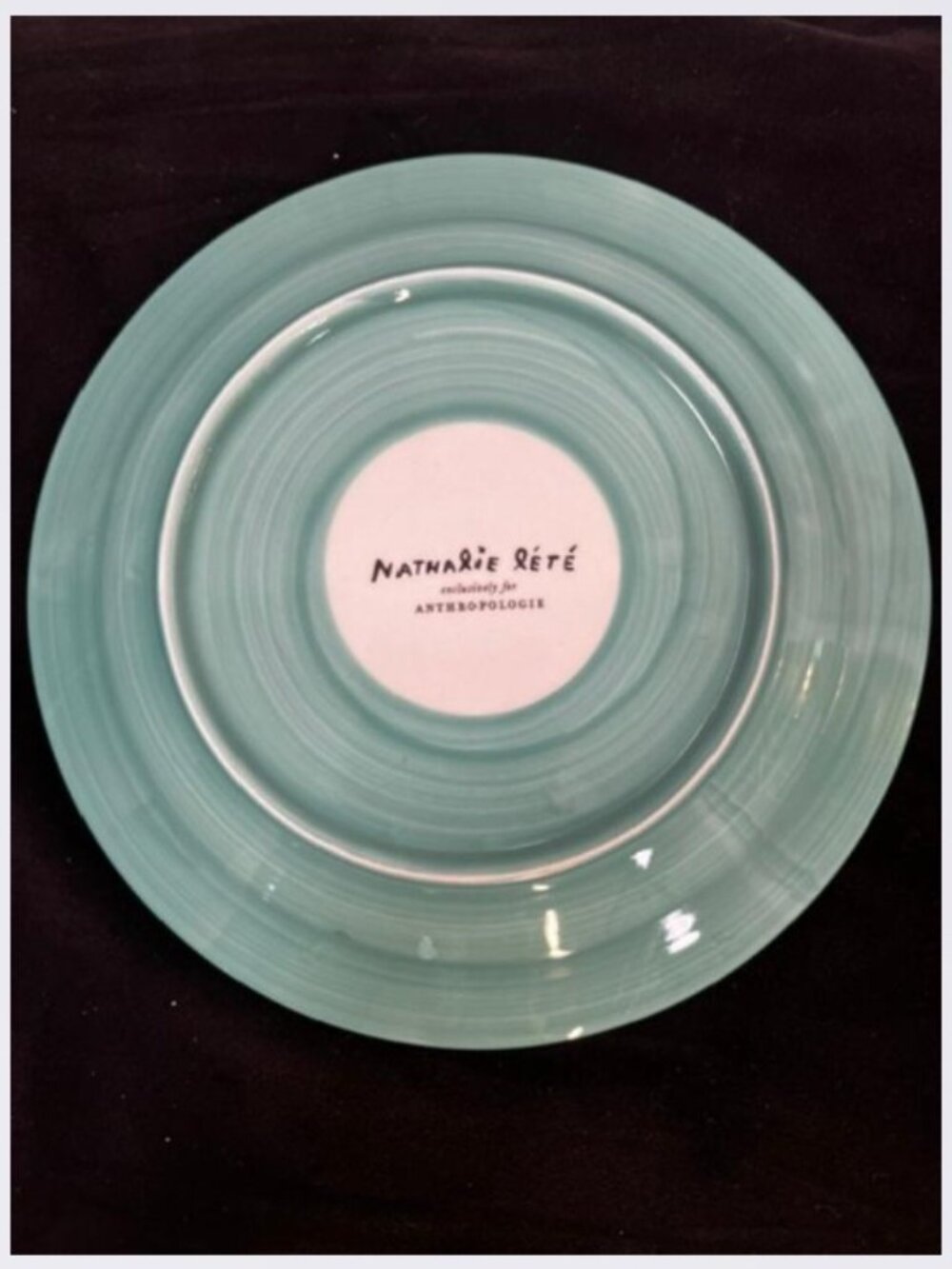 Anthropologie Nathalie Lete Dessert Plate – Woodland Friends - Bird - NEW - Picture 4 of 5